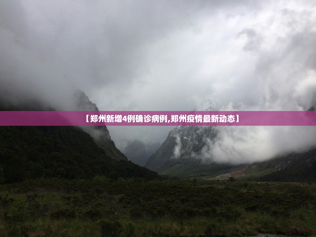 【郑州新增4例确诊病例,郑州疫情最新动态】
