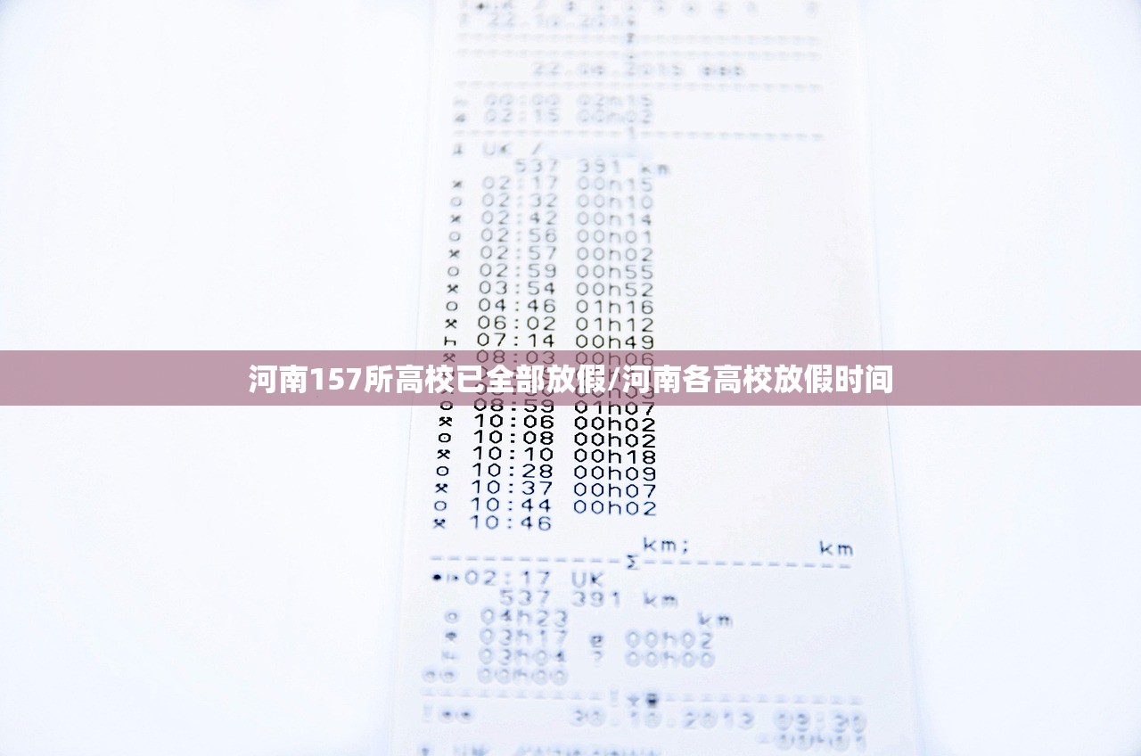 河南157所高校已全部放假/河南各高校放假时间 河南157所高校已全部放假/河南各高校放假时间